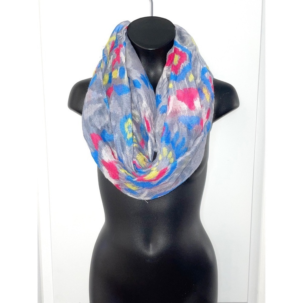 Colorful infinity scarf